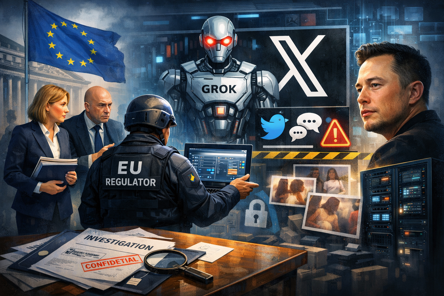 Quand l’IA dérape, l’Europe ouvre la boîte noire de X